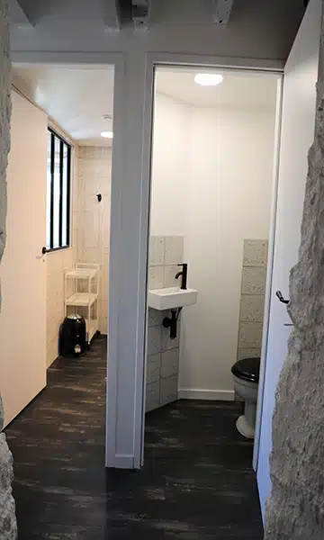 création de WC séparés